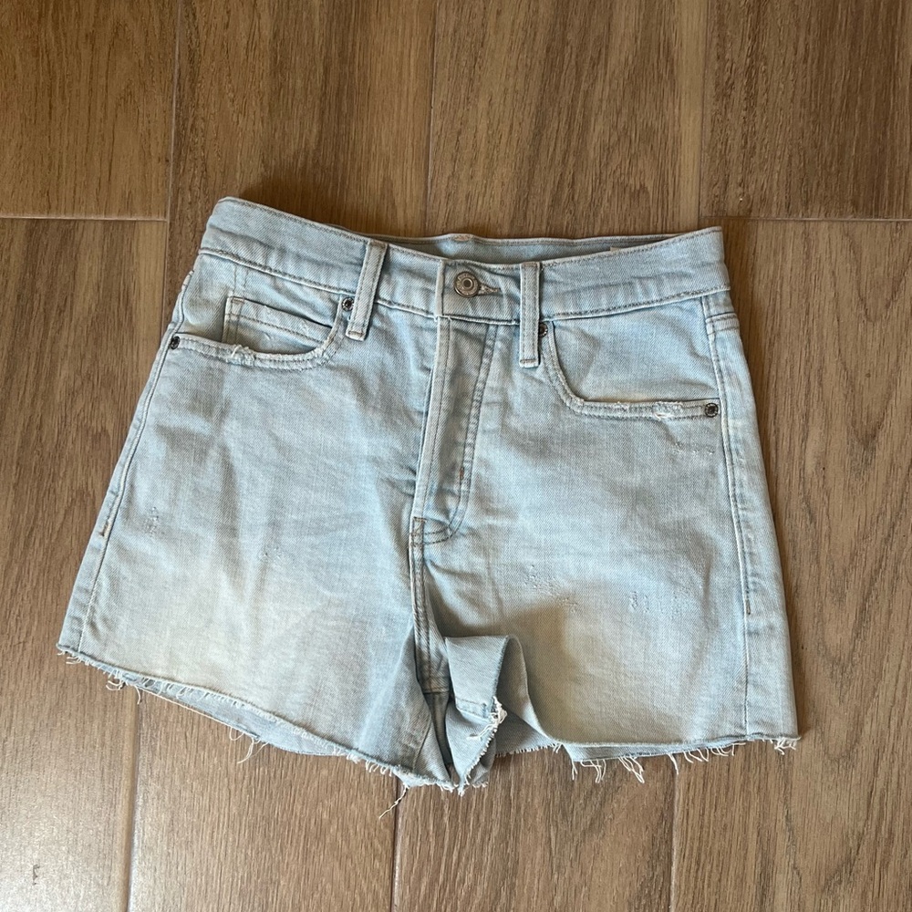 Light Wash Denim Shorts